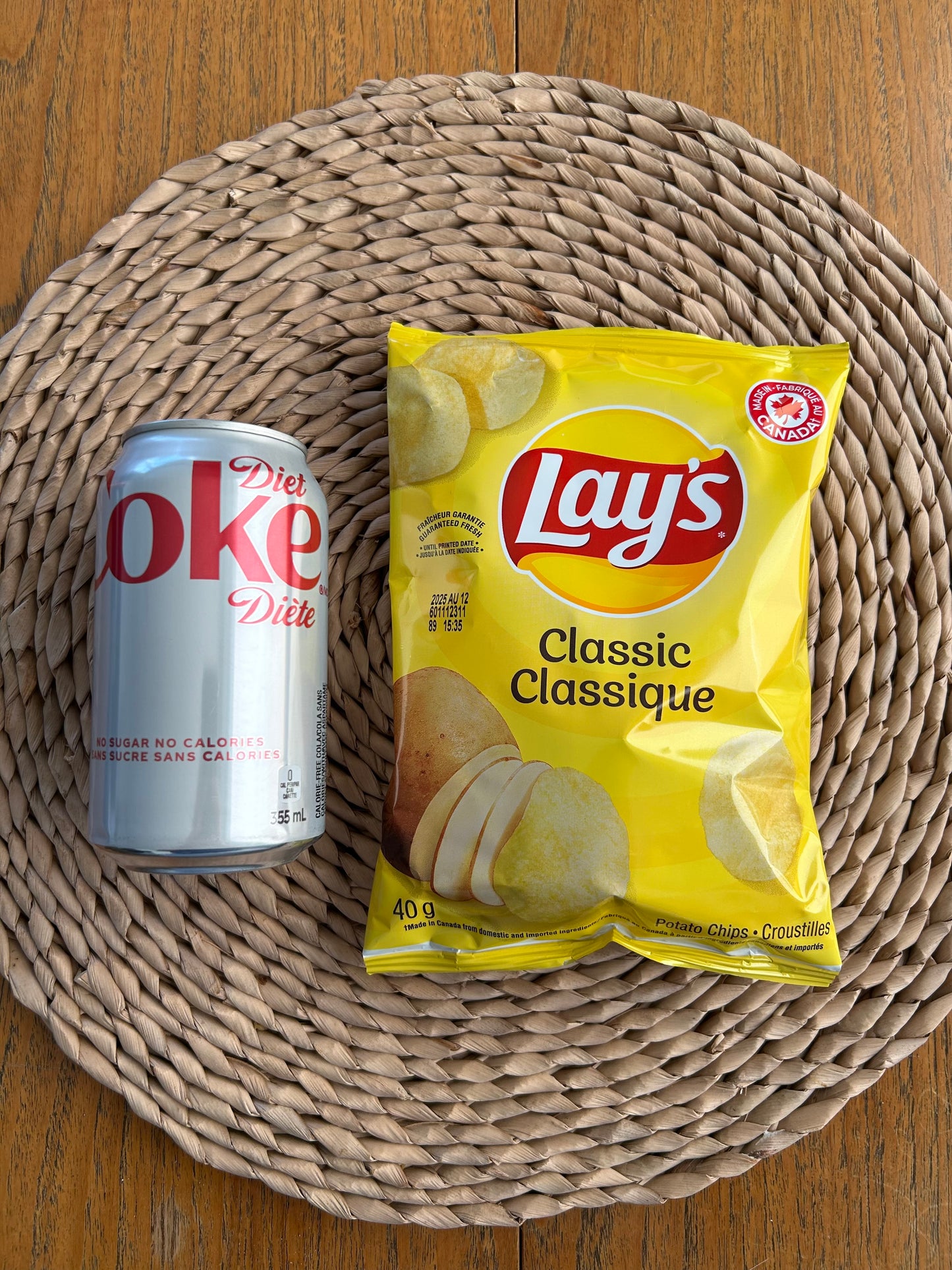Combo drink + chip
