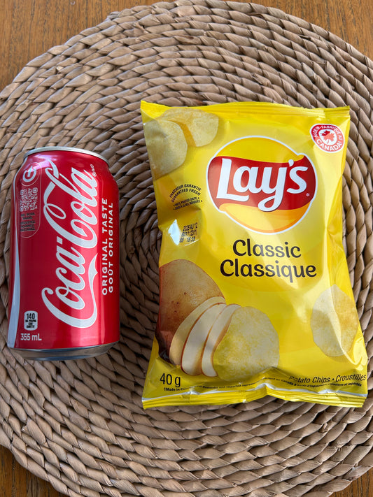 Combo drink + chip